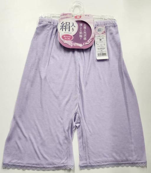 シルク入り３分長パンティ　単品