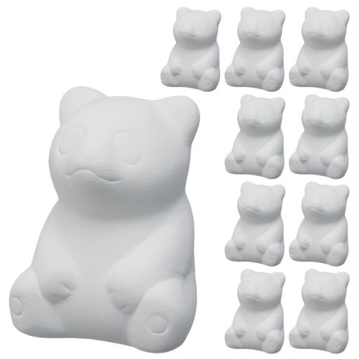 おえかき陶器どうぶつ　パンダ　１０個セット
