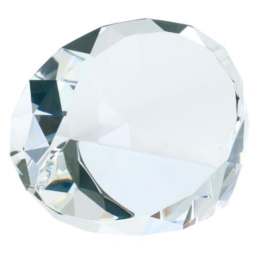 ペーパーウェイト　ダイヤカットアーチ