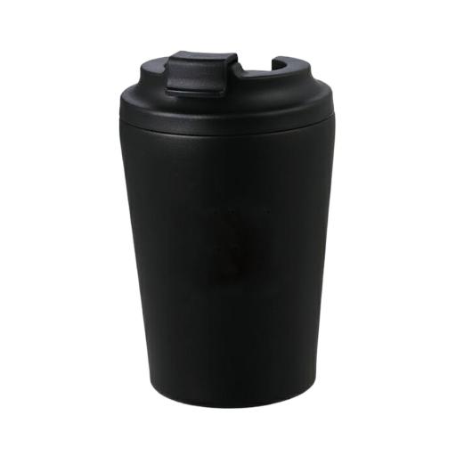 蓋付きステンレスマグ　黒　３５０ｍｌ