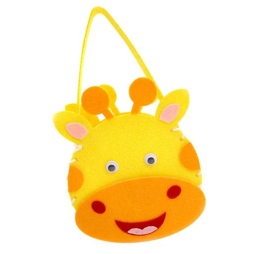 てづくりフェルトバッグ　キリン