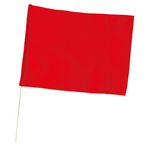 特大旗　赤　旗：Ｗ８０×Ｈ６０ｃｍ　旗竿：１００ｃｍ（φ１２ｍｍ）