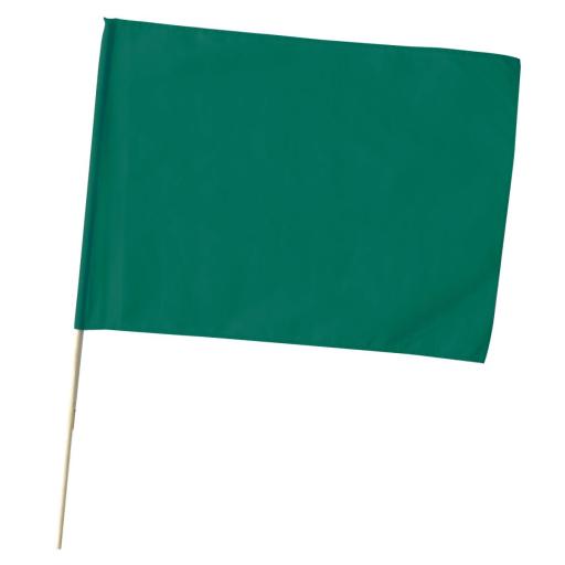 特大旗　緑　旗：Ｗ８０×Ｈ６０ｃｍ　旗竿：１００ｃｍ（φ１２ｍｍ）