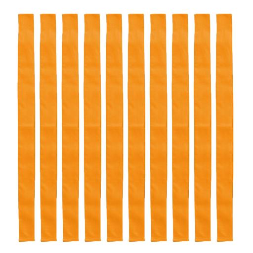 カラーはちまき　オレンジ　１０本組