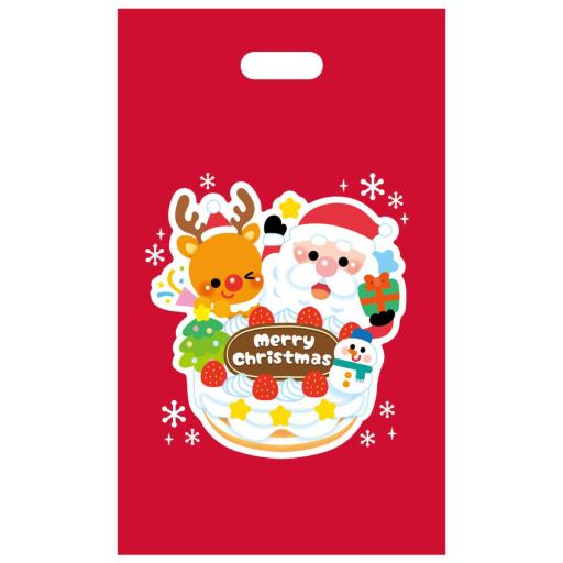 クリスマスプレゼント袋（マチ無）　１００枚