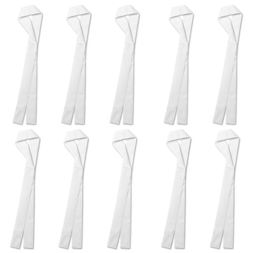 かんたんフィットはちまき　１０本セット　白