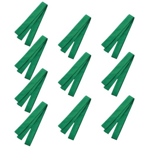 厚手はちまき　１０本セット　緑
