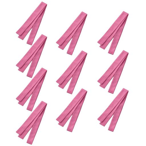 厚手はちまき　１０本セット　桃