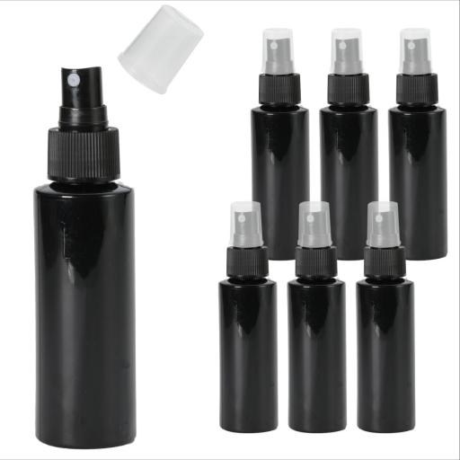 スプレー容器１００ｍｌ　黒　７個組