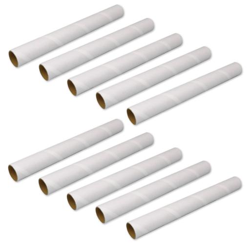 紙管　中茶外白　φ３０×φ３４×３００　１０本組