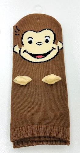 キャラクター おさるのジョージ【入数：3足】ユニバーサル 