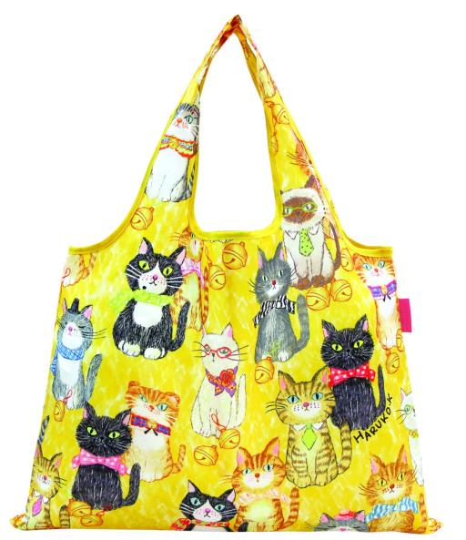2way Shopping Bag　猫が整列したら