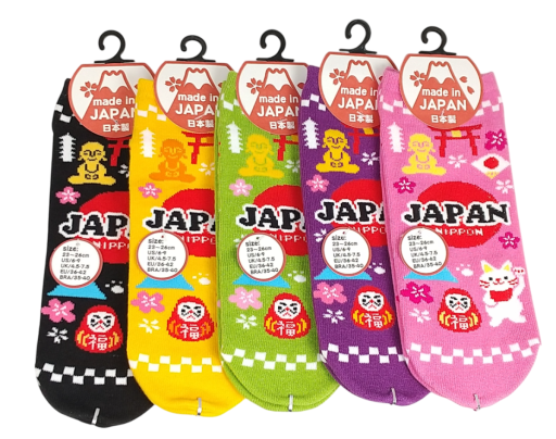 【お土産おもしろソックス】日本のモチーフ