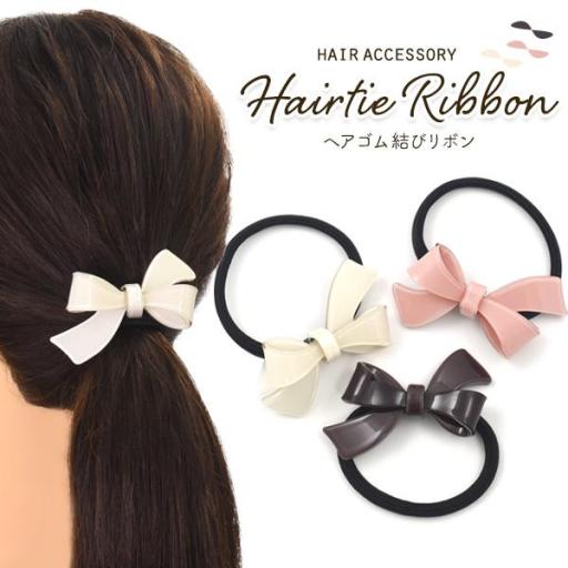 百貨店でも販売されていました♪　ヘアアクセサリー♪ヘアゴム 結びリボン
