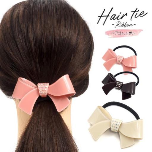 百貨店でも販売されていました♪　ヘアアクセサリー♪ヘアゴム　リボン