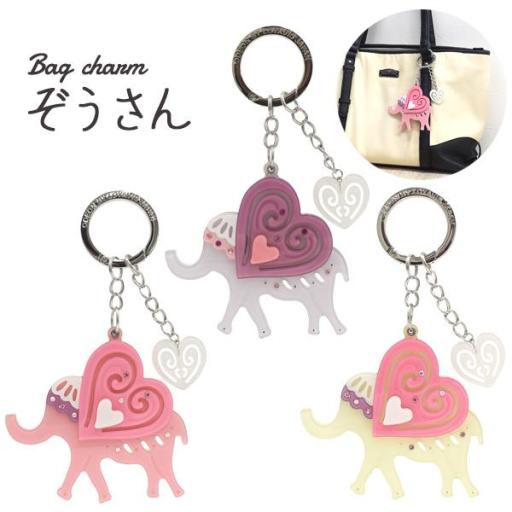 百貨店でも販売されていました♪　バッグチャーム♪ぞうさん