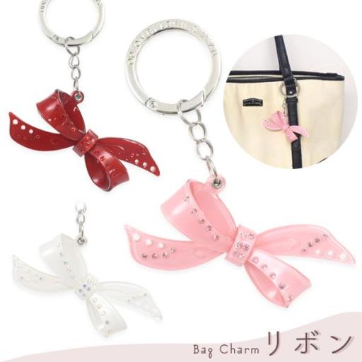 百貨店でも販売されていました♪　バッグチャーム♪リボン