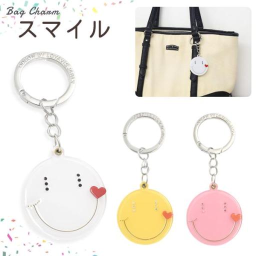 百貨店でも販売されていました♪　バッグチャーム♪スマイル