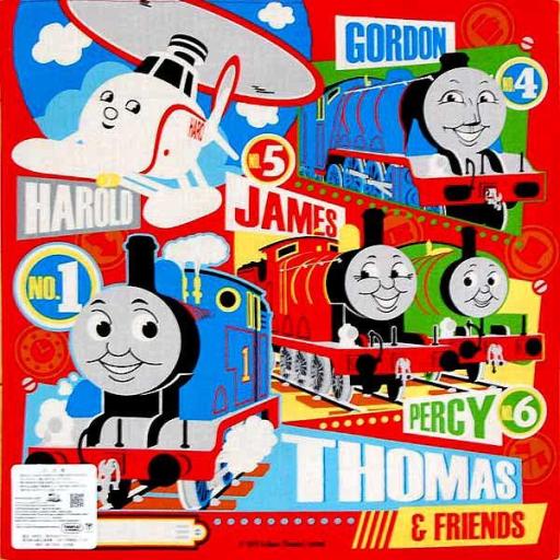 56206 ハンカチ 機関車トーマス レッド 男の子 女の子 子ども 子供用 キャラクター キッズ