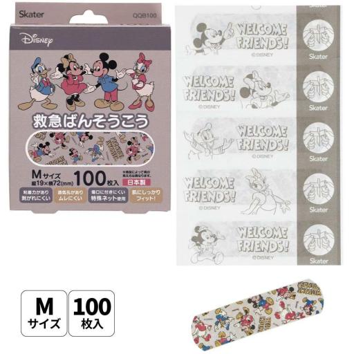 救急ばんそうこうＭ  ミッキー＆フレンズ／QQB100_577703