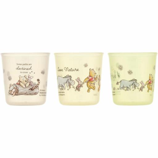 抗菌ベビーコップ３Ｐ  プー　ピクニック／BCUP1AG_650406