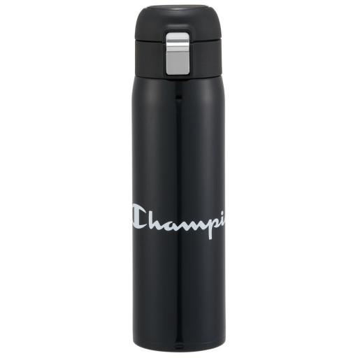 【スケーター】 ステンレスワンタッチボトル 480ml 【Champion ブラック】 スケーター